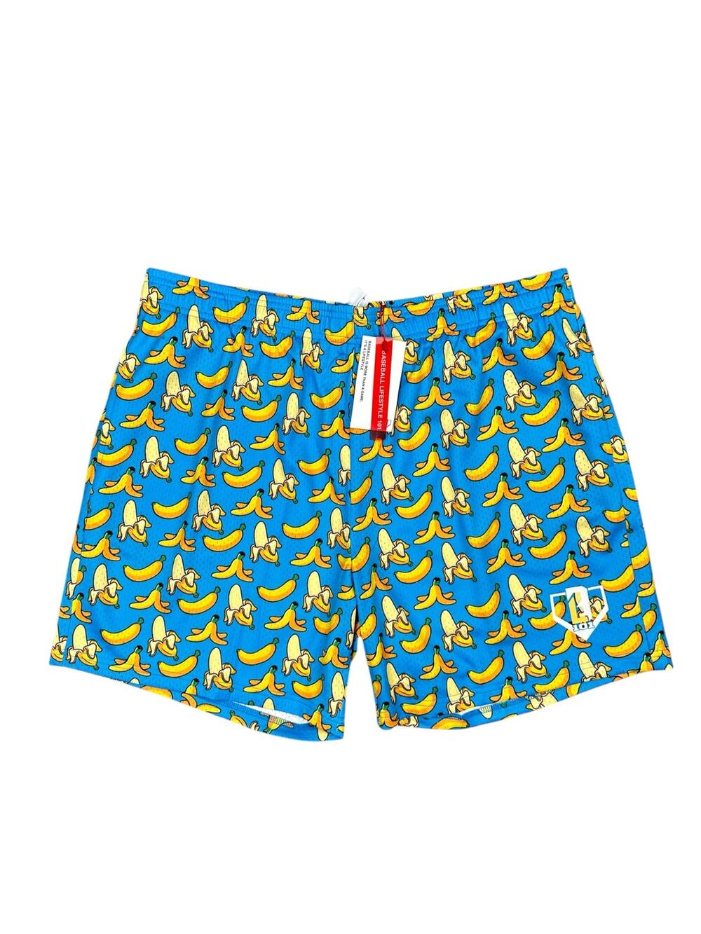 Baseball Lifestyle 101 B101 Mesh Banana Shorts Blue NWT — Size 2XL
